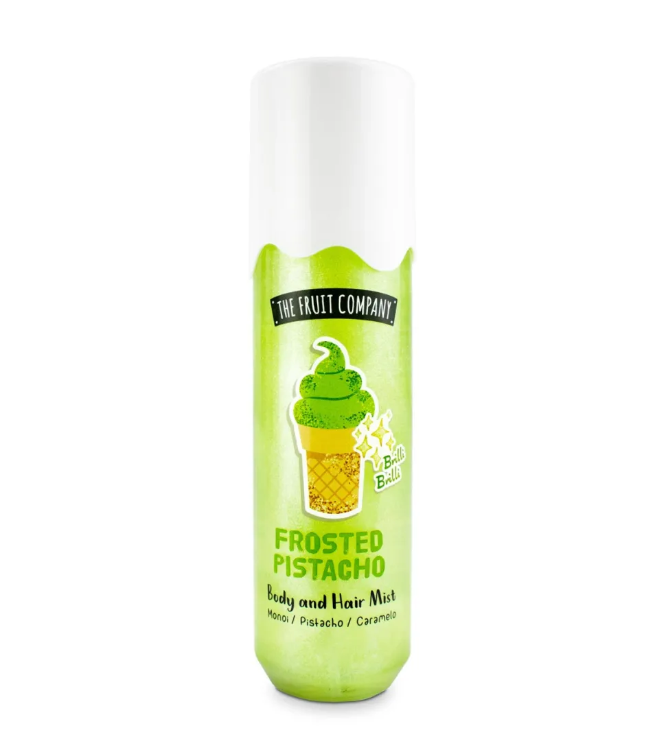 Bruma corporal y para cabello con glitter - Frosted Pistacho