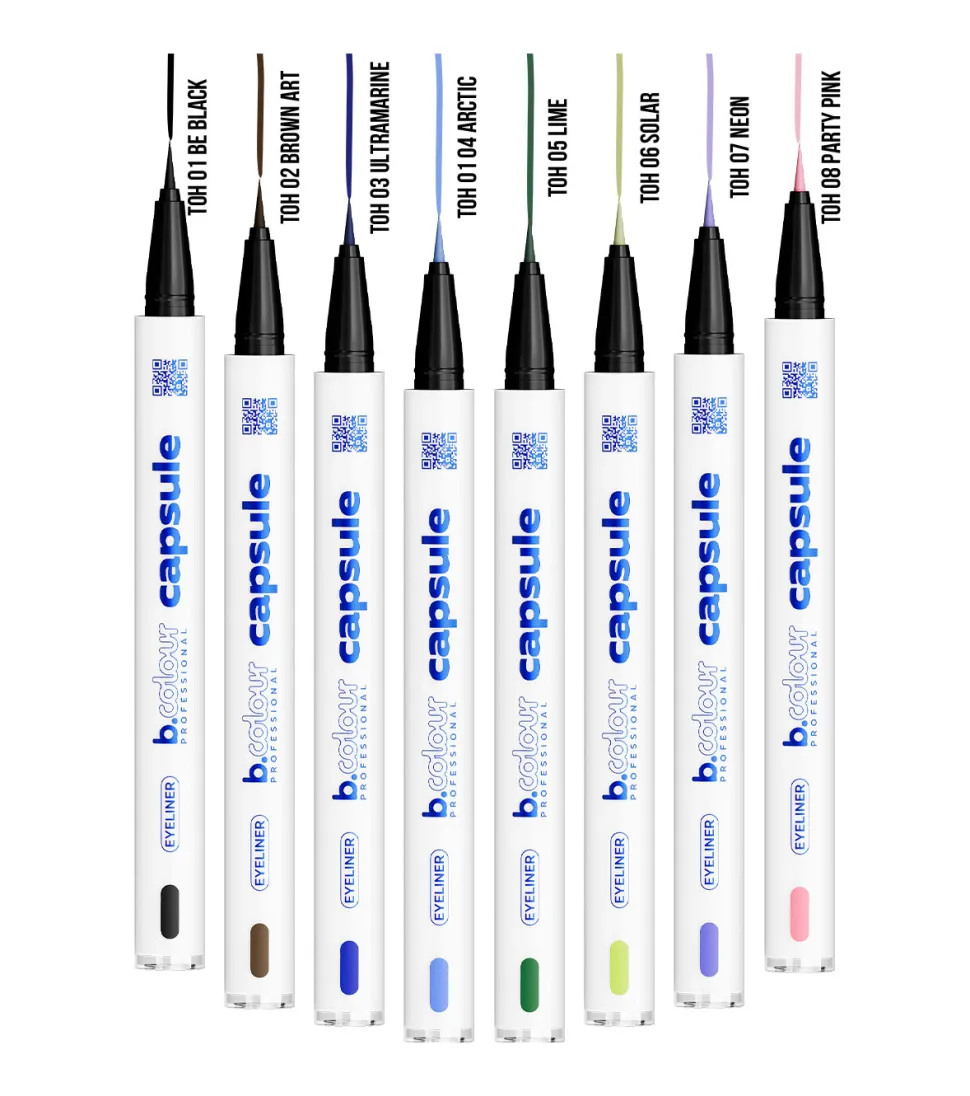 *Capsule* - Delineador de ojos líquido waterproof - 01: Be Black