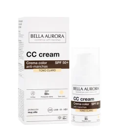 CC Cream anti-manchas SPF50+ - Tono Claro