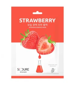 *5C Cure* - Mascarilla facial hidratante - Strawberry