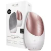 Cepillo limpiador y masajeador facial Sonic Thermo 6 en 1 - White Rose Gold