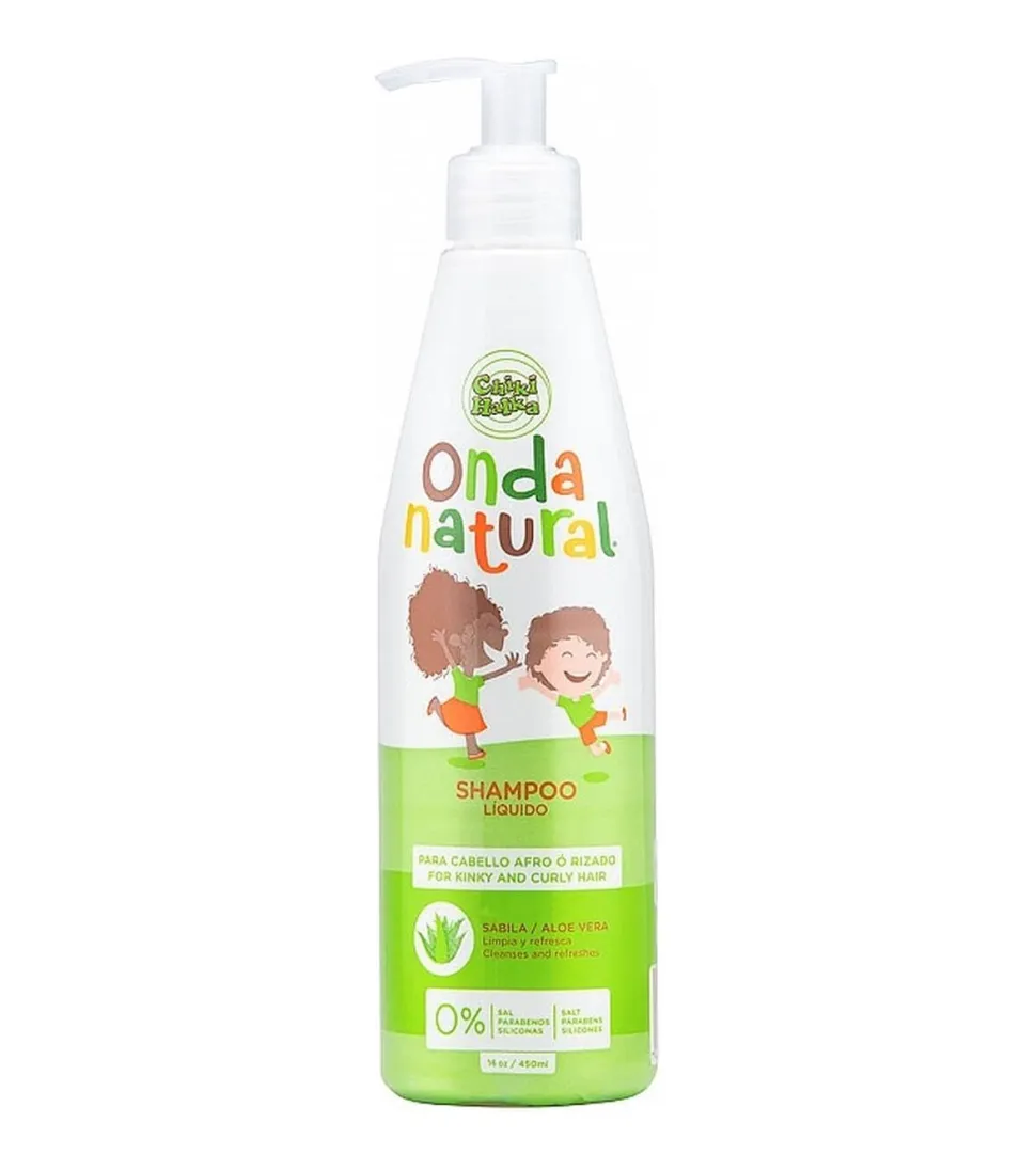 Champú aloe vera para niños - Cabello afro y rizado