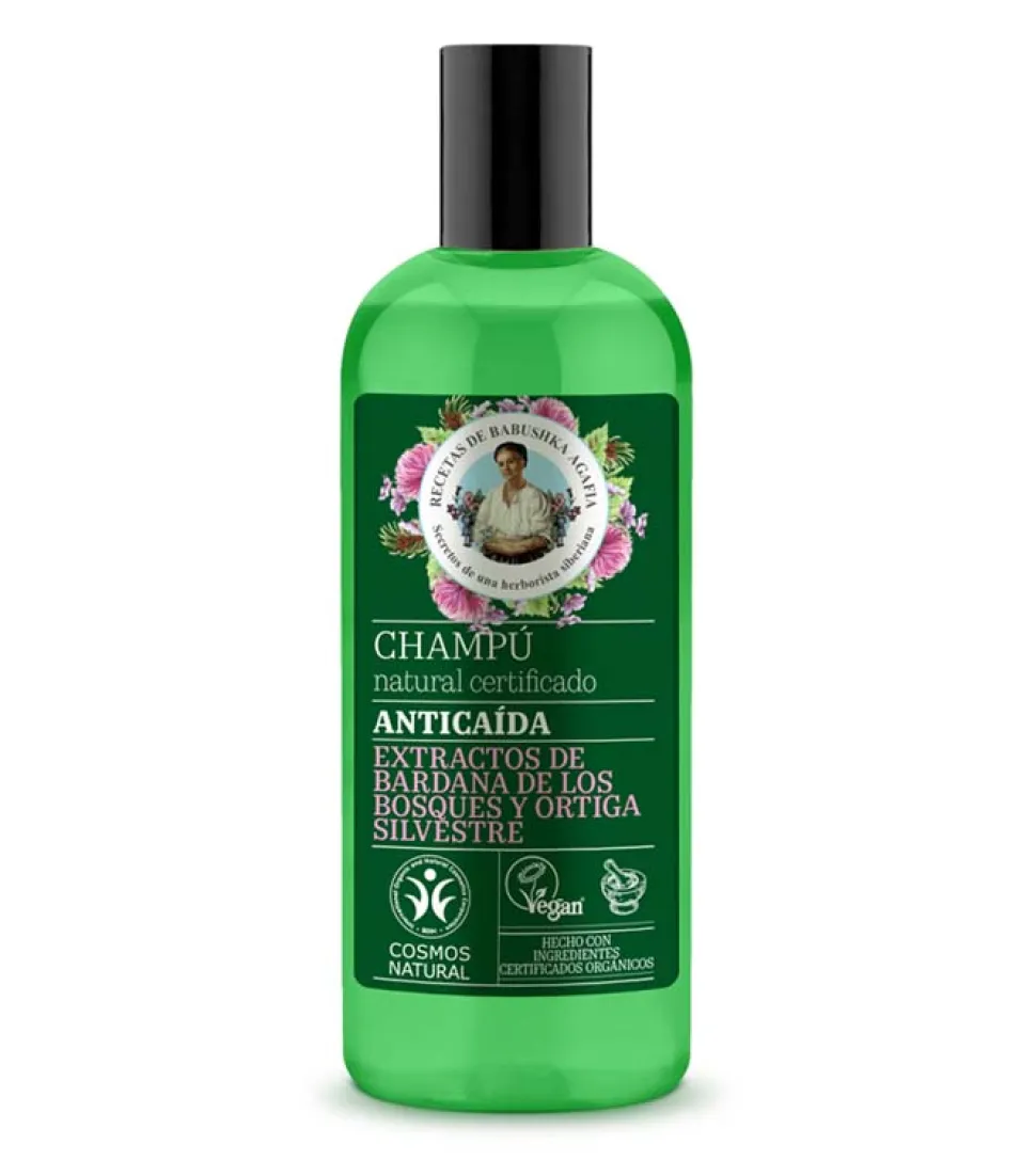 Champú anticaída - Extractos de bardana de los bosques y ortiga silvestre