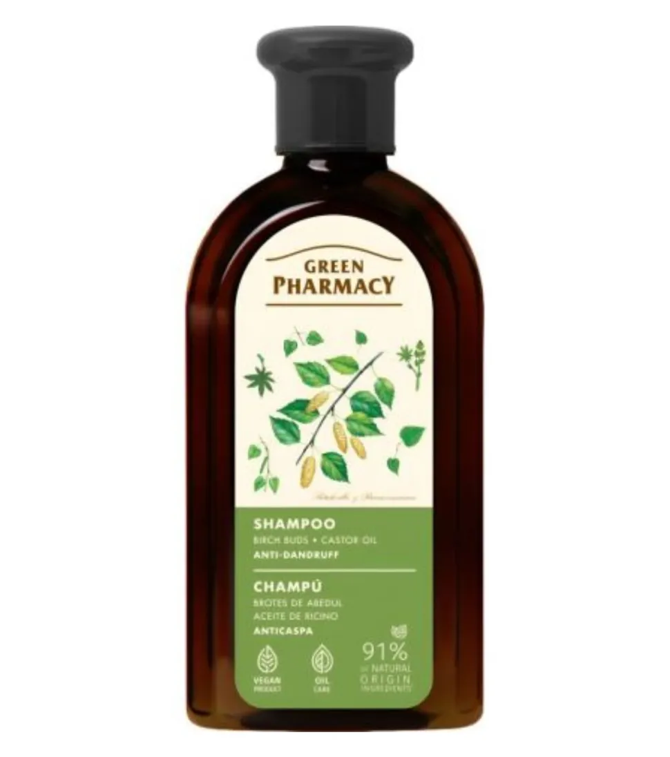 Champú anticaspa - Abedul y Aceite de Ricino