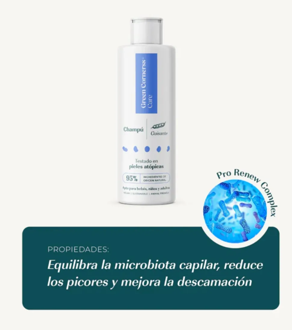 Champú de guisante - Cuero cabelludo sensible