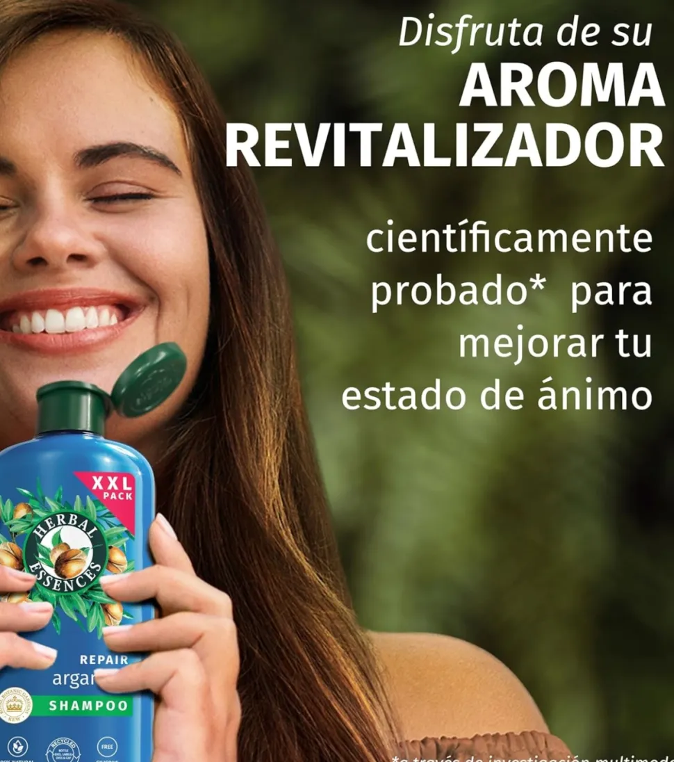 Champú reparador con Aceite de Argán 680ml