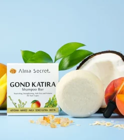 Champú sólido fortalecedor e hidratante Gond Katira