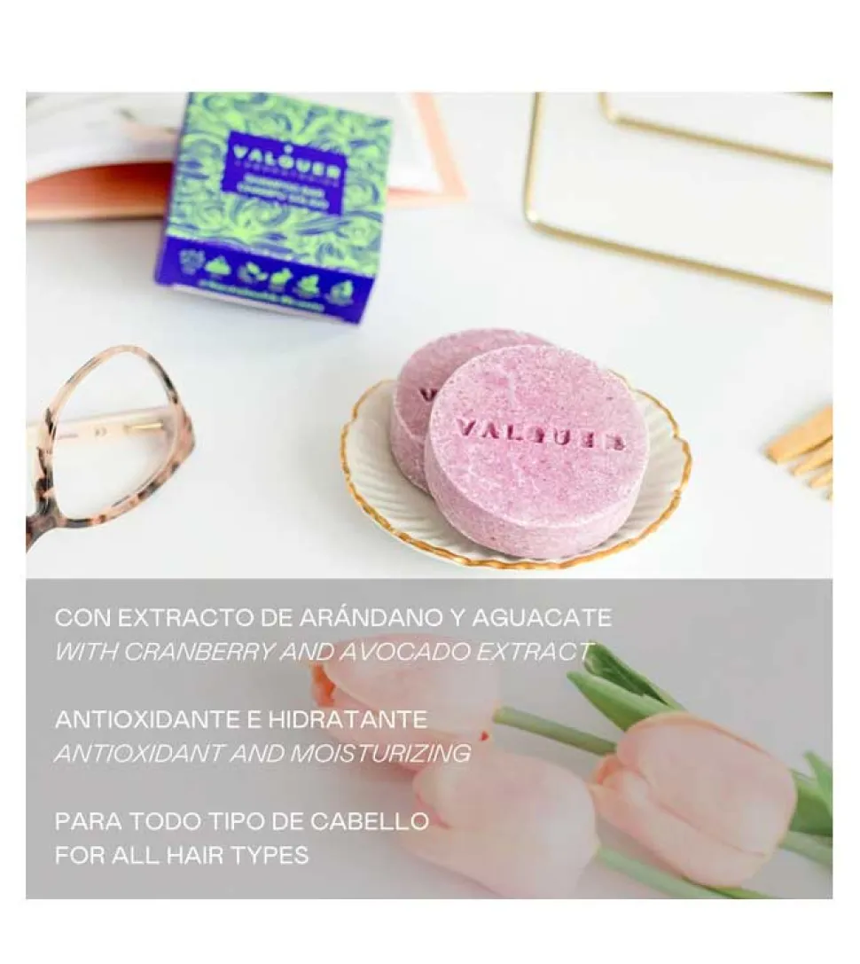 Champú sólido Luxe - Extracto de arándano y aguacate