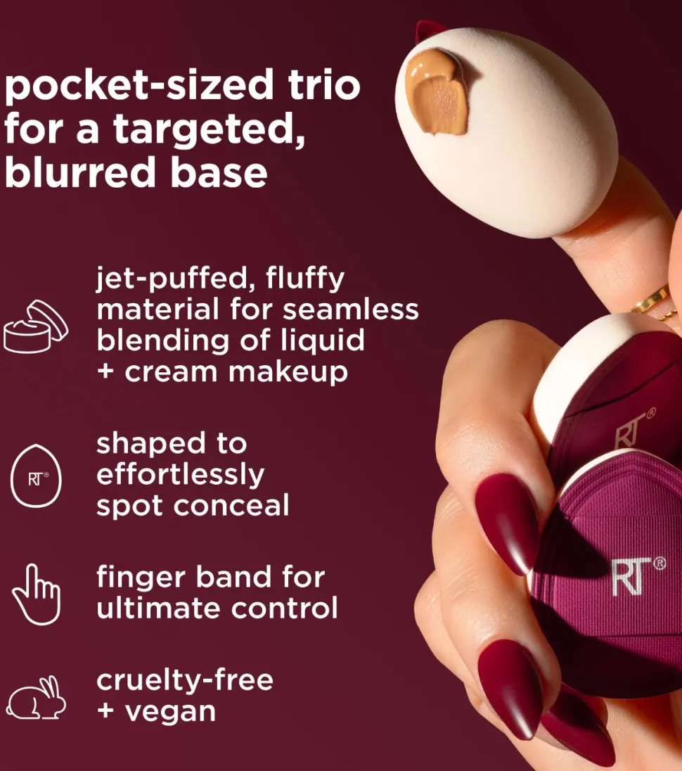 *Cherry On top* - Set de 3 mini esponjas