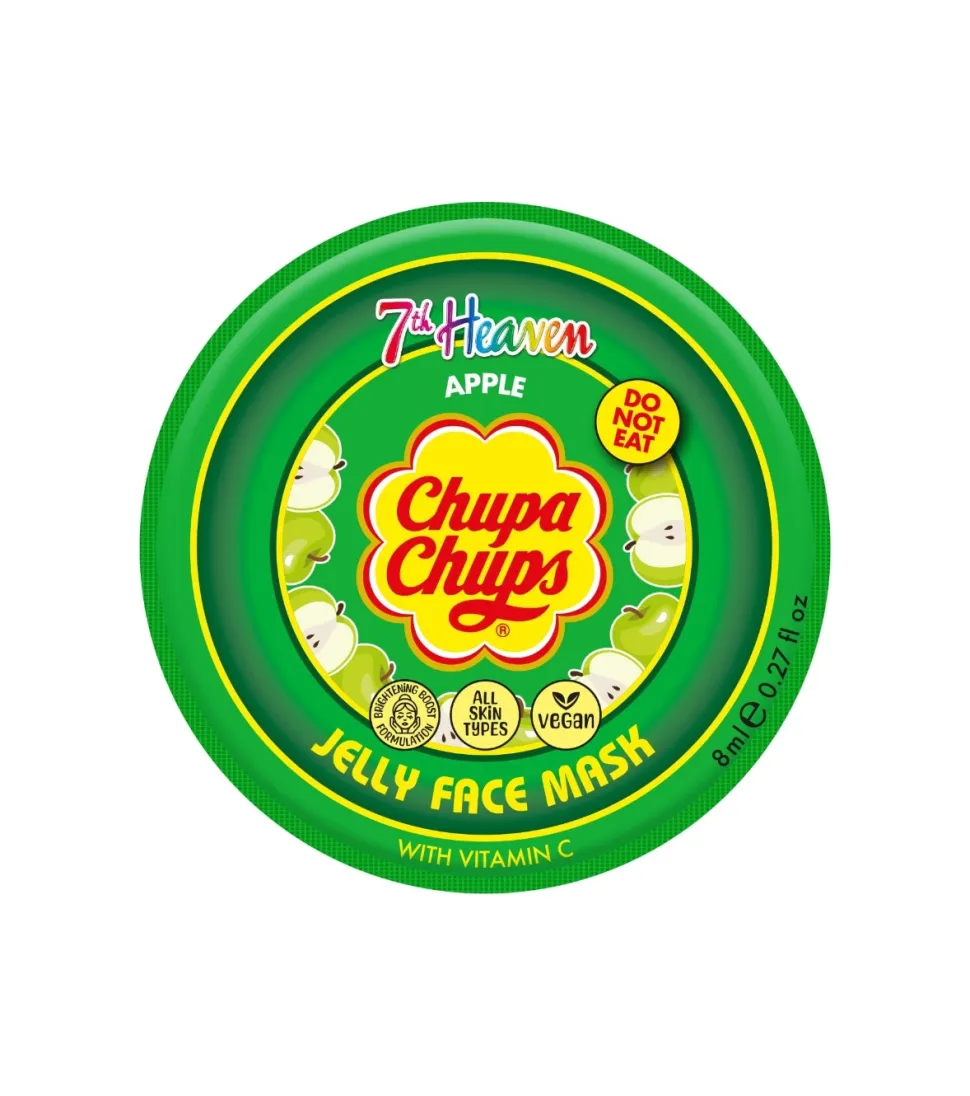 *Chupa Chups* - Mascarilla facial Jelly - Manzana