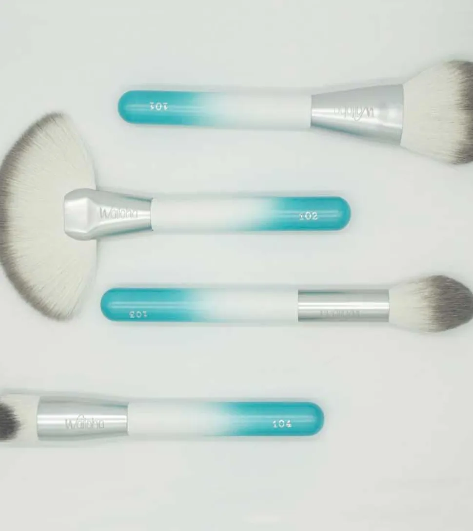 *Colección agua* - Set de brochas de rostro