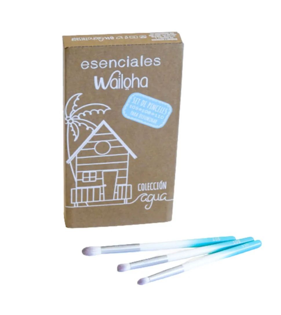 *Colección agua* - Set de 3 pinceles de ojos para difuminar - Nº105, 108 y 110