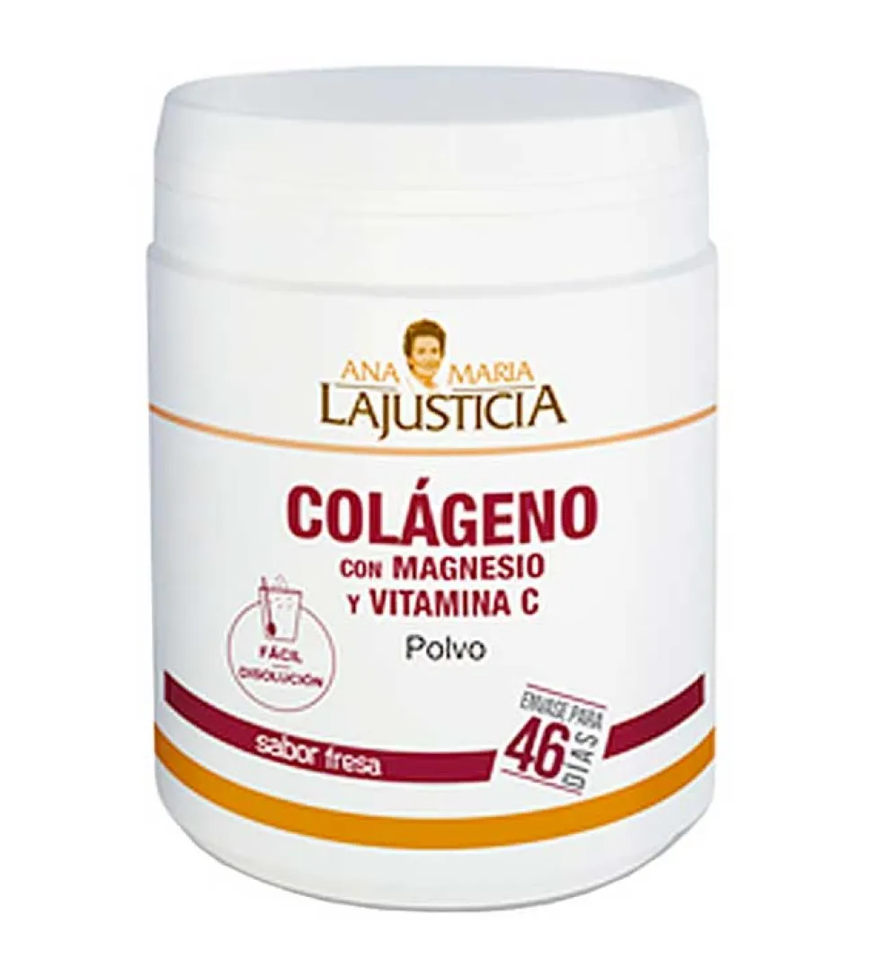 Colágeno con magnesio y vitamina C - Fresa