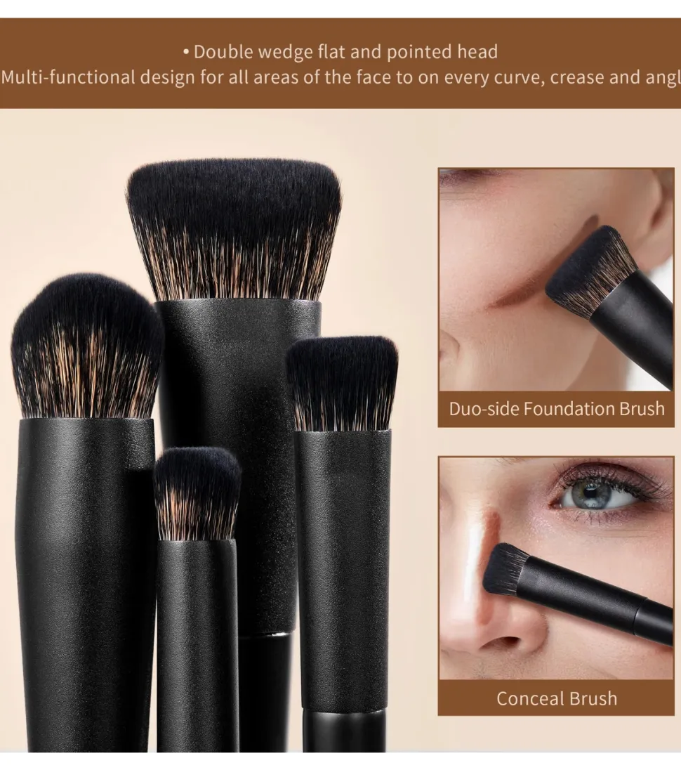 *Collection III* - Set de brochas con caja - Elegant Black