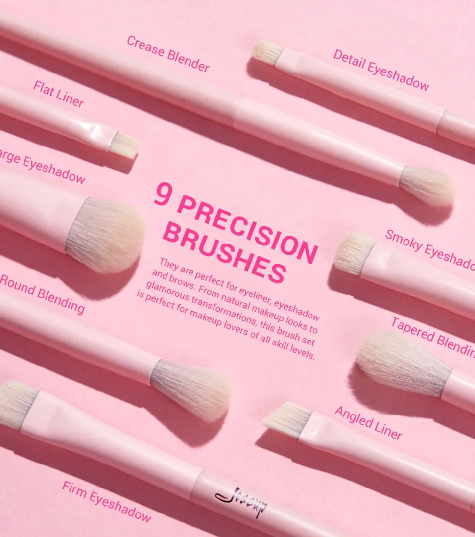 *Collection IV* - Set de brochas con caja - Crystal Pink