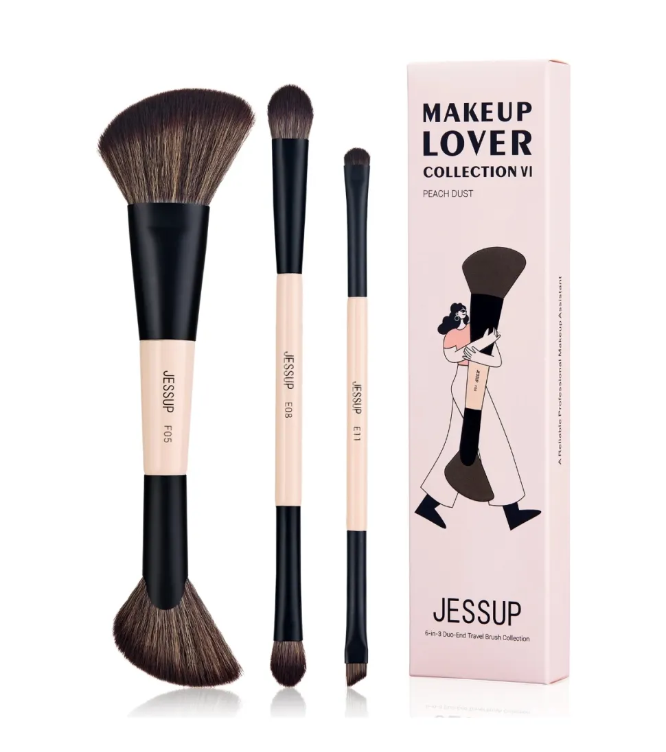 *Collection VI* - Set de 3 brochas - Peach Dust