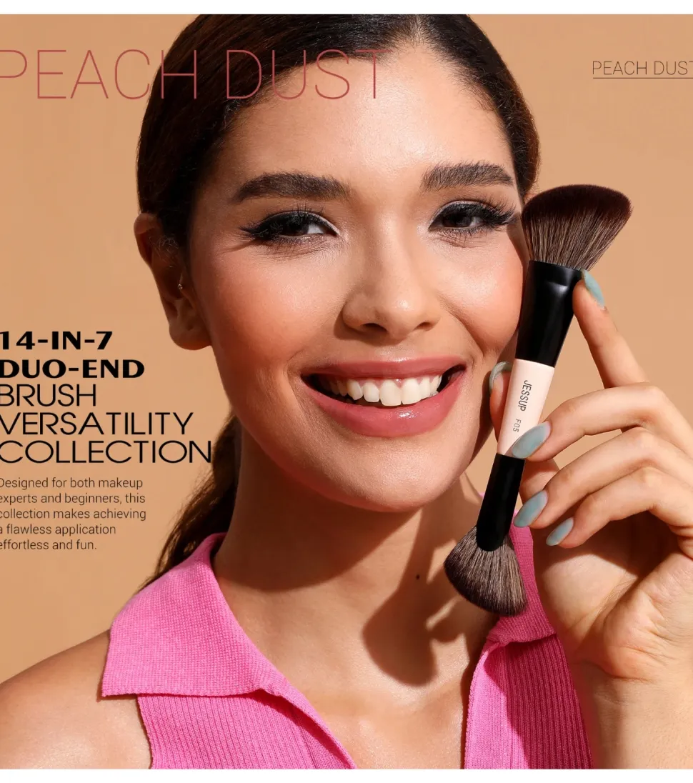 *Collection VI* - Set de 3 brochas - Peach Dust