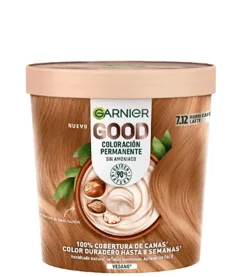 Coloración permanente sin amoniaco Good - 7.12: Rubio Café Latte
