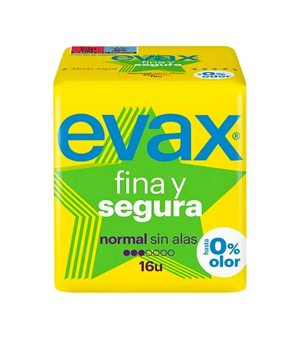 Compresas normal sin alas Fina y Segura - 16 unidades