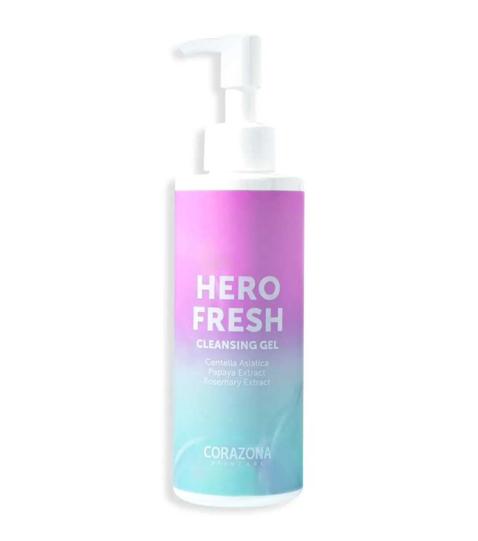 CORAZONA Skincare - Gel limpiador facial Hero Fresh