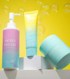 CORAZONA Skincare - Gel limpiador facial Hero Fresh