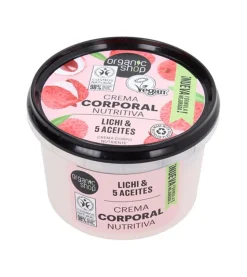 Crema corporal - Lichi orgánico y 5 aceites