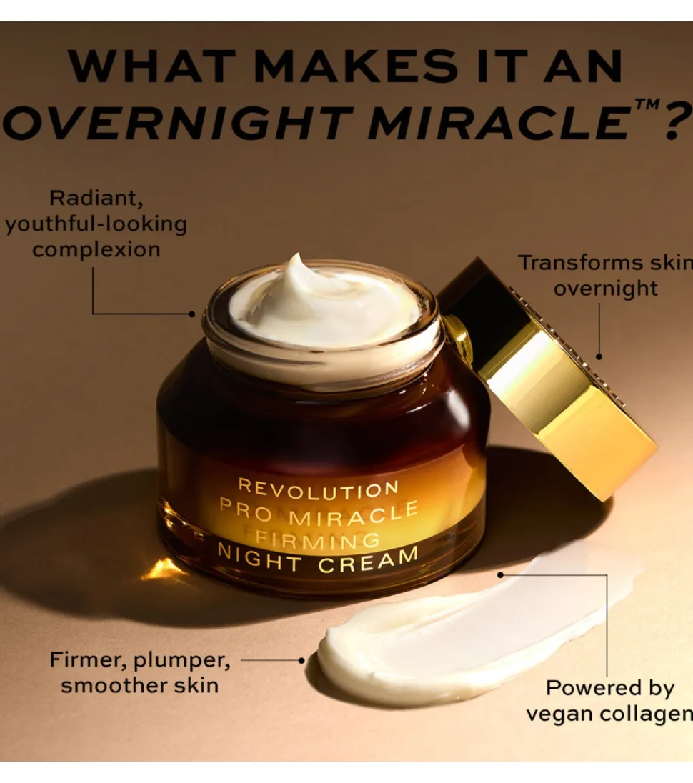 Crema de noche con colágeno Miracle Firming