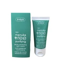 Crema de noche exfoliante para pieles grasas Manuka Tree