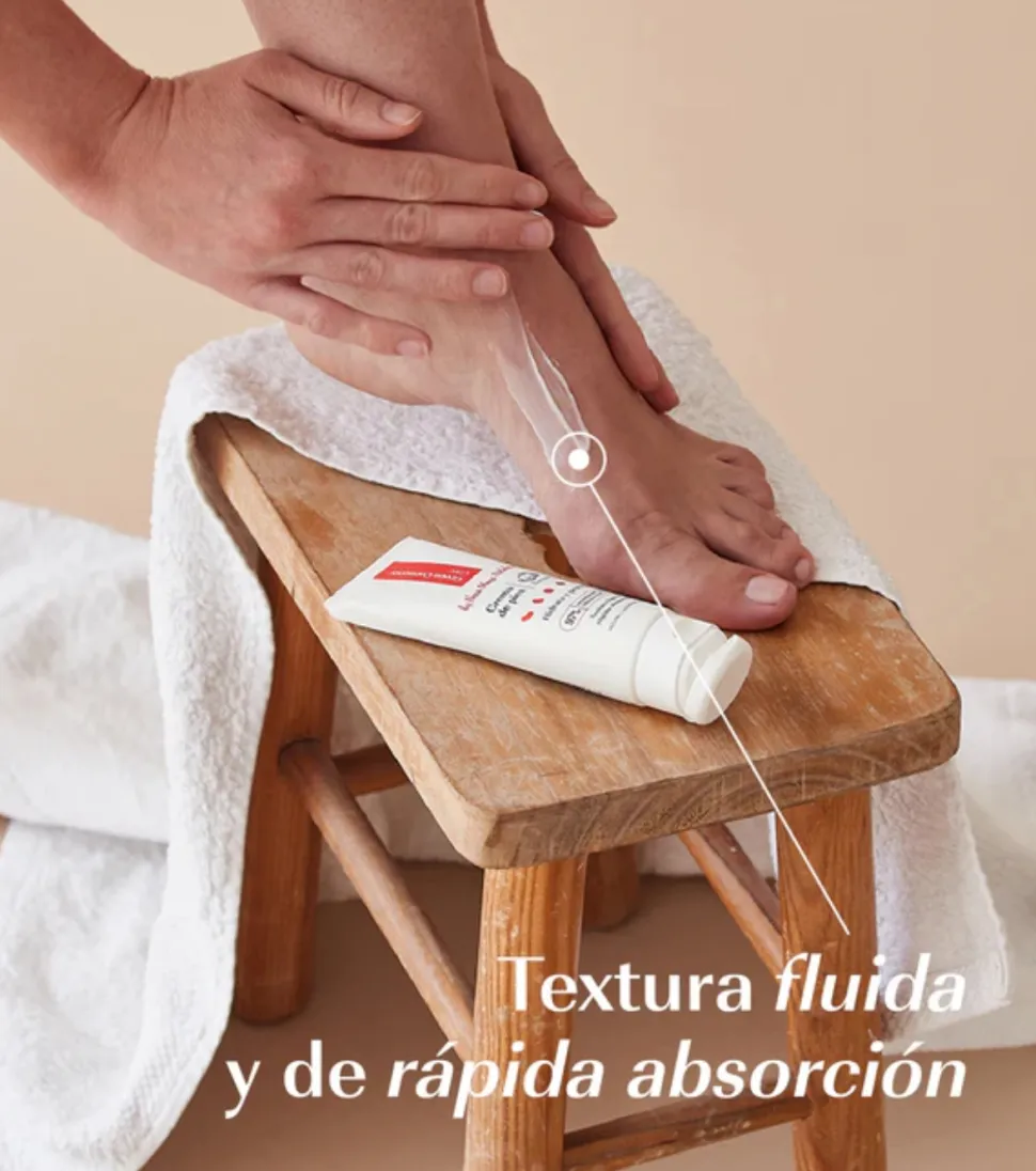 Crema de pies hidratante con tomate