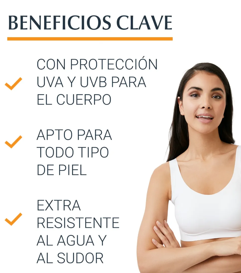 Crema de protección solar corporal Sensitive Protect SPF50 Oil Control - Toque seco