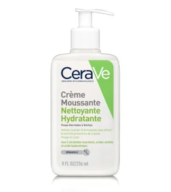 Crema espumosa limpiadora hidratante facial - 236ml