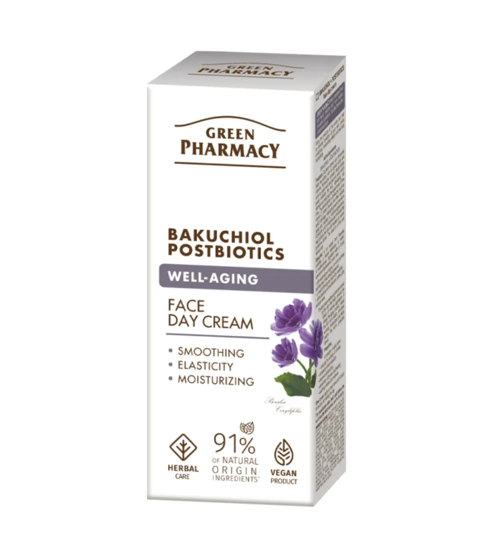 Crema facial antiedad de día - Backuchiol + Postbióticos