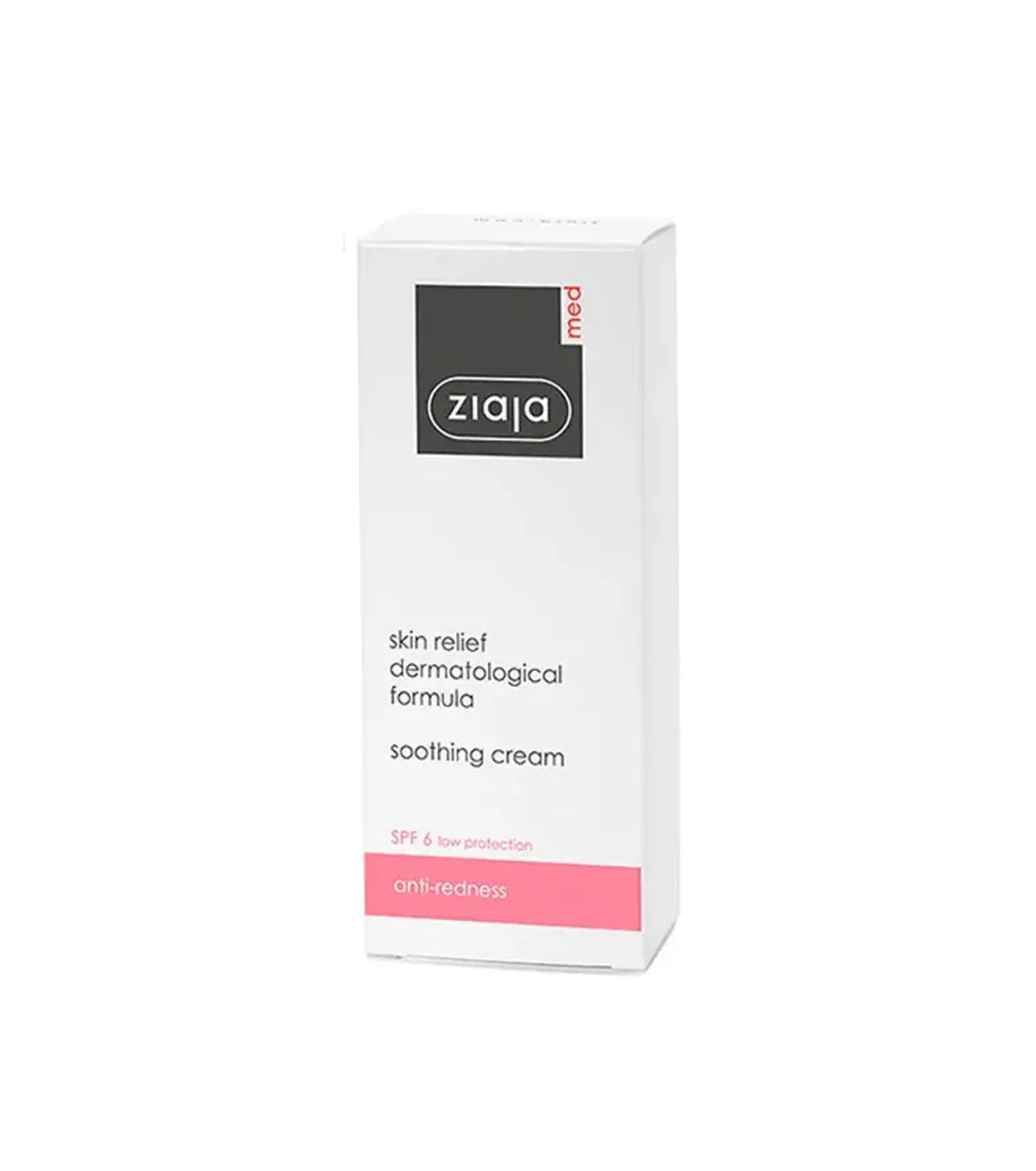 Crema facial calmante anti-rojeces SPF6