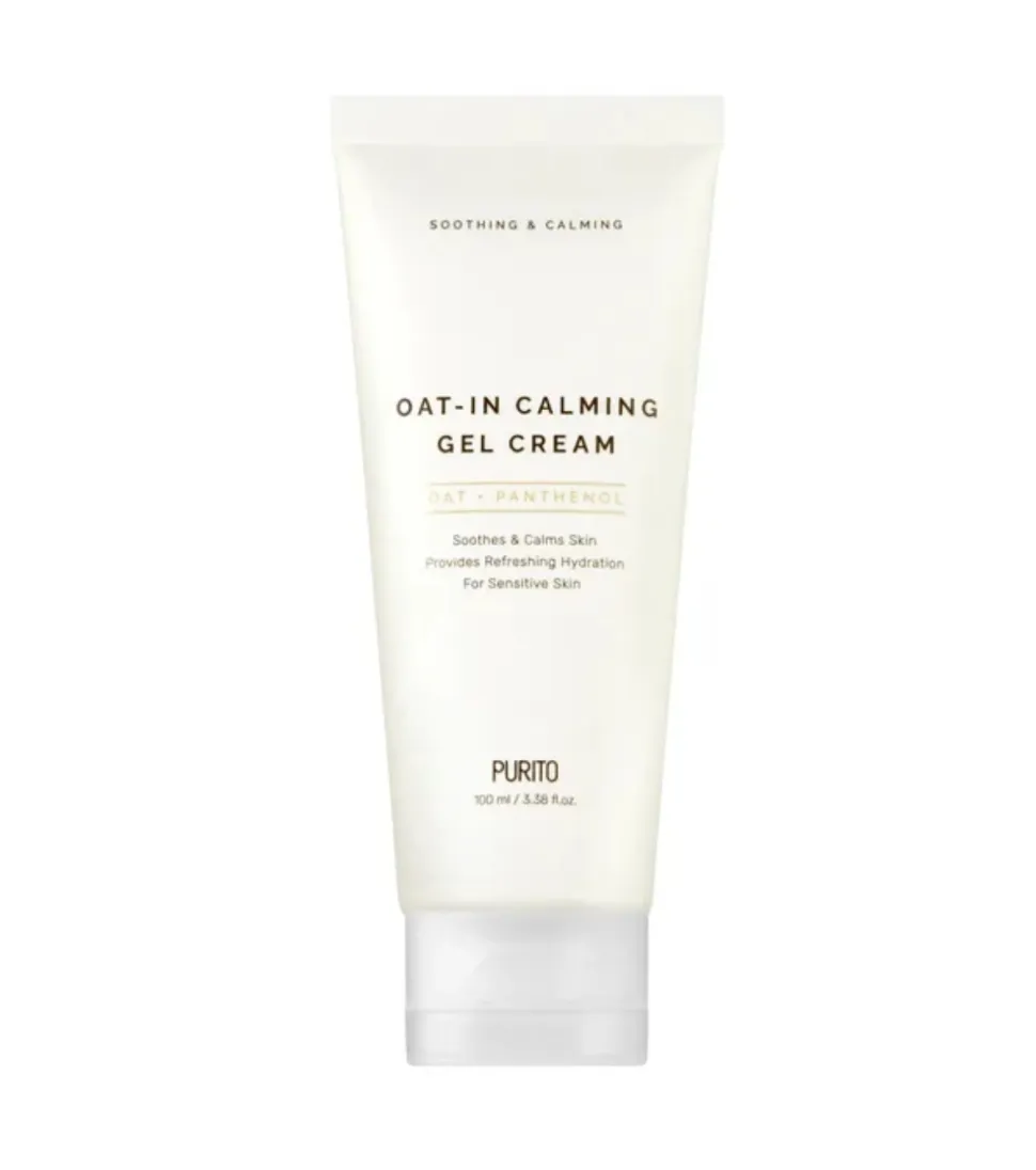 Crema facial calmante en gel Oat-in + Panthenol