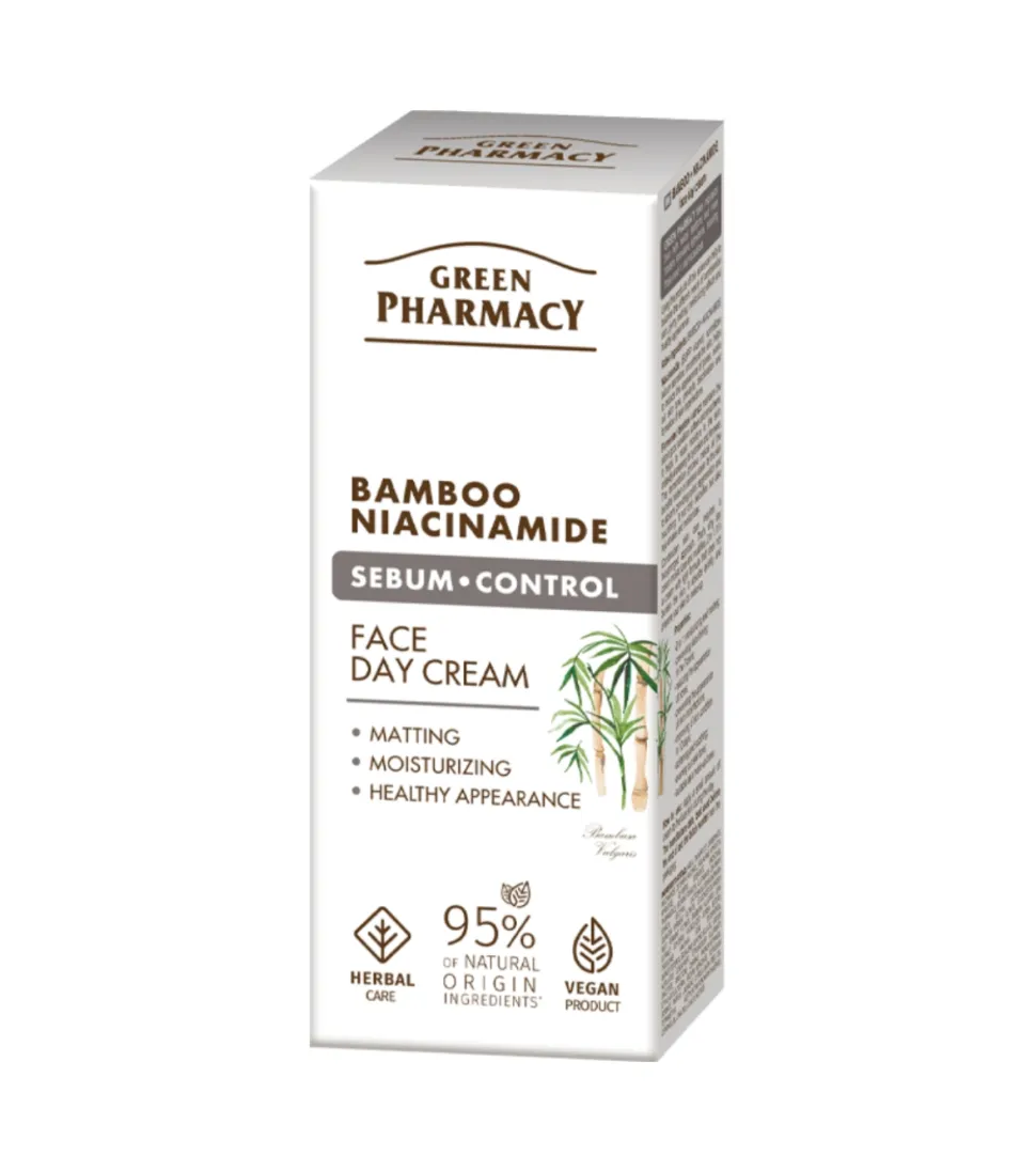 Crema facial control de sebo día - Bambú + Niacinamida