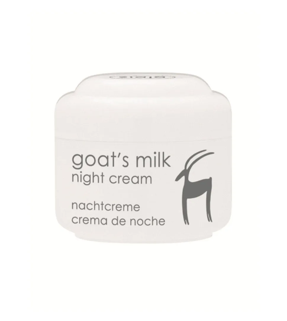 Crema facial de noche con leche de cabra