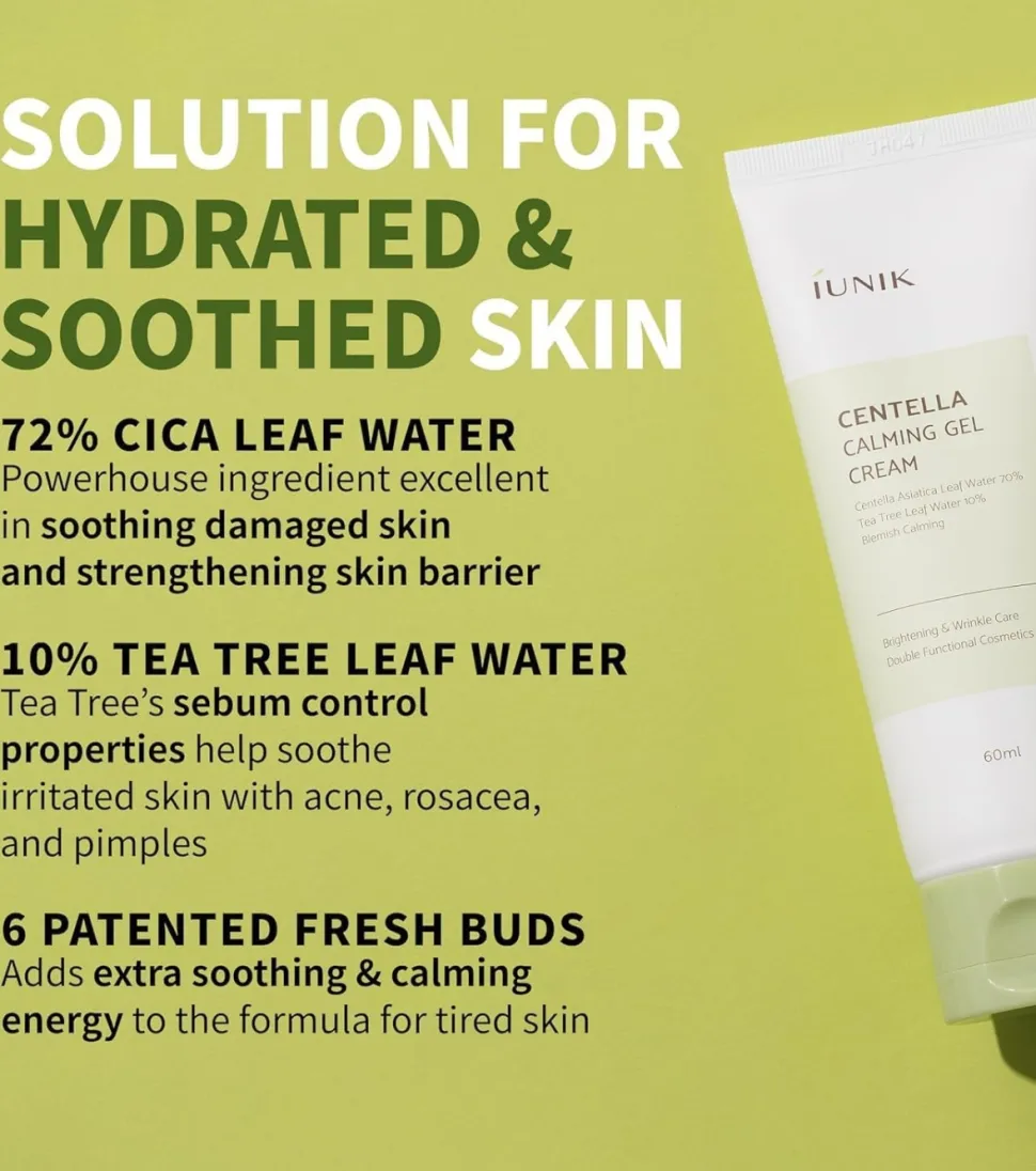 Crema facial en gel de Centella calming