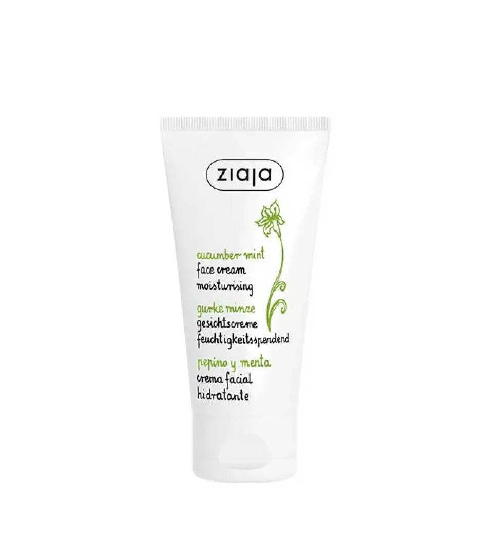 Crema facial hidratante con Pepino y Menta