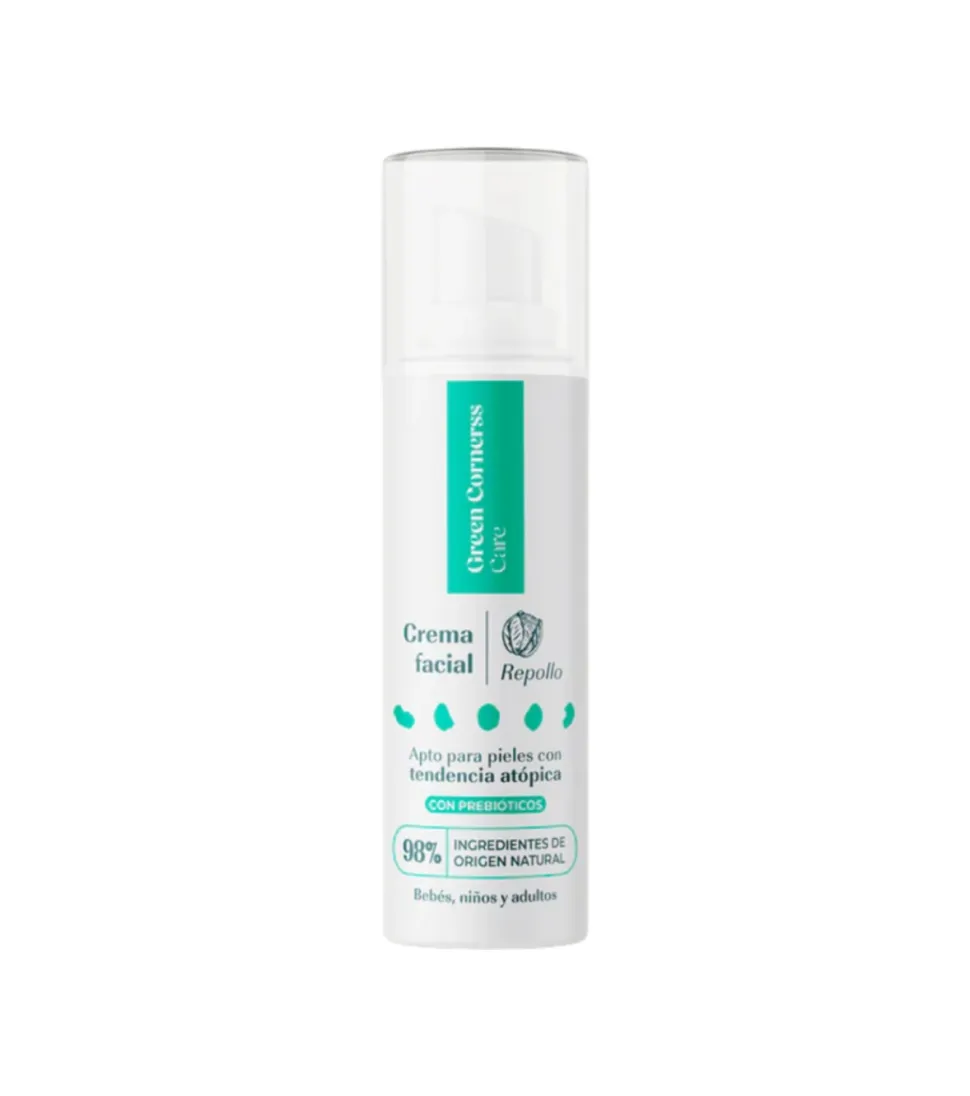 Crema facial hidratante de repollo - Pieles atópicas
