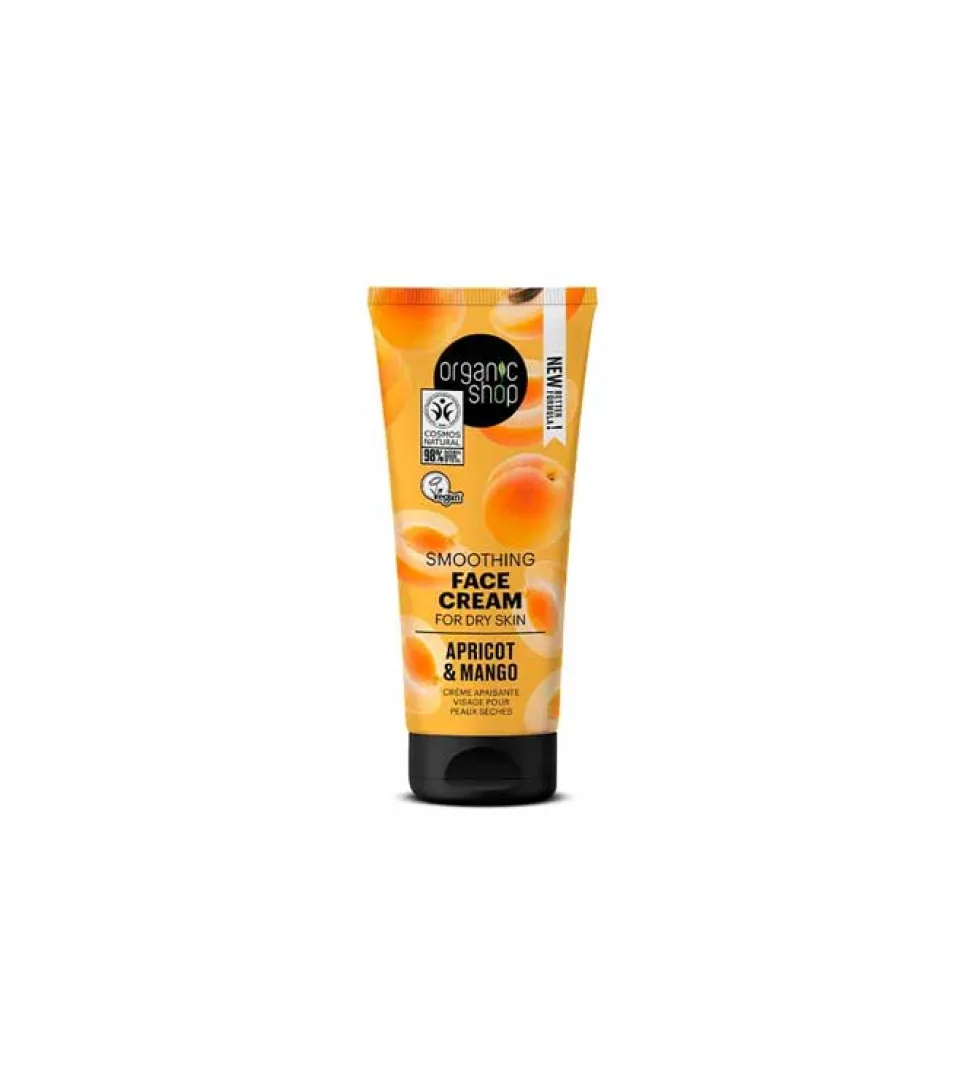 Crema facial ligera hidratante para piel seca - Albaricoque y mango