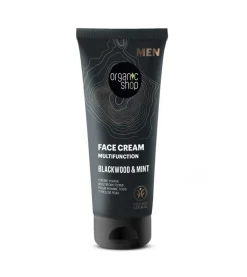Crema facial para hombre multifunción - Corteza de roble y menta