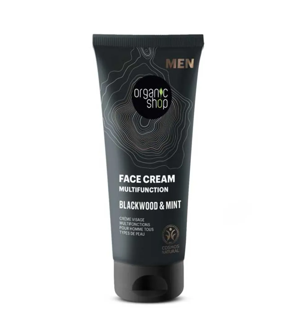 Crema facial para hombre multifunción - Corteza de roble y menta