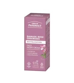 Crema facial revitalizante de noche - Rosa damascena + Ceramidas
