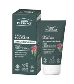 Crema facial ultra-hidratante noche - Cactus + Escualano
