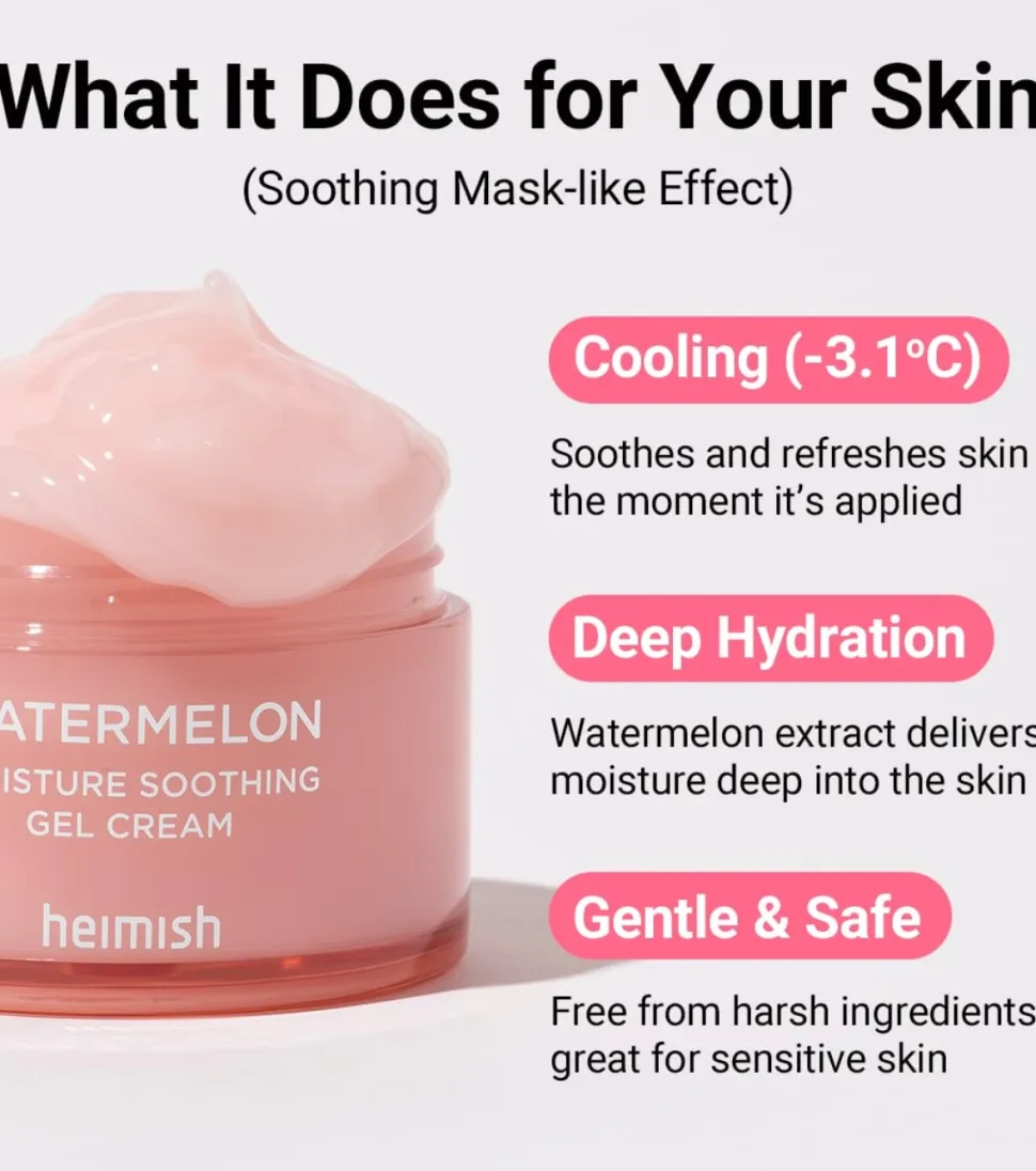 Crema gel hidratante Watermelon Moisture Soothing