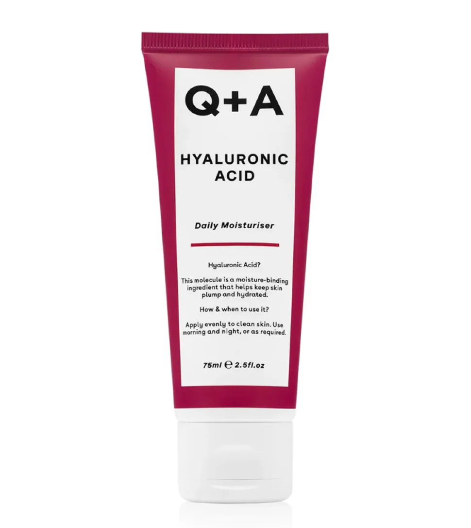 Crema hidratante facial con ácido hialurónico