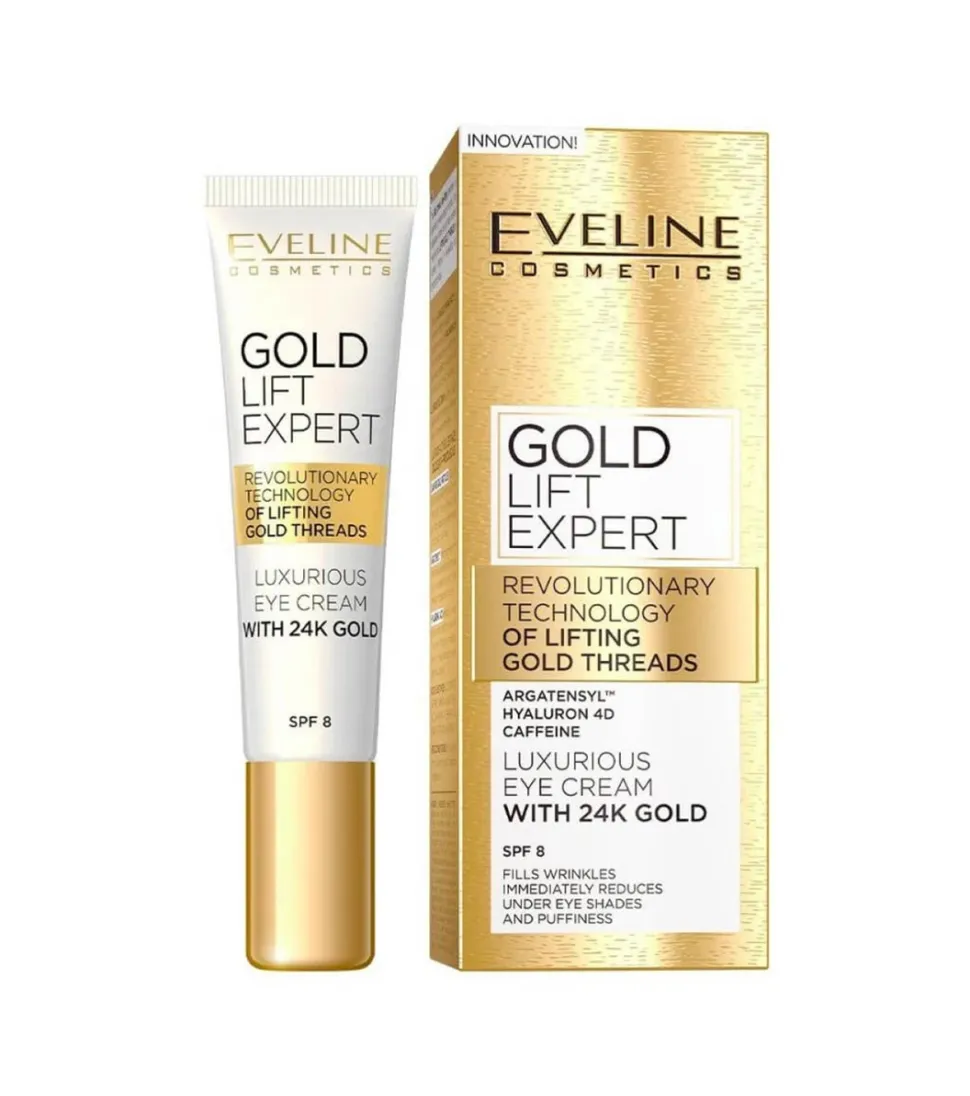 Crema para contorno de ojos y párpados Gold Lift Expert