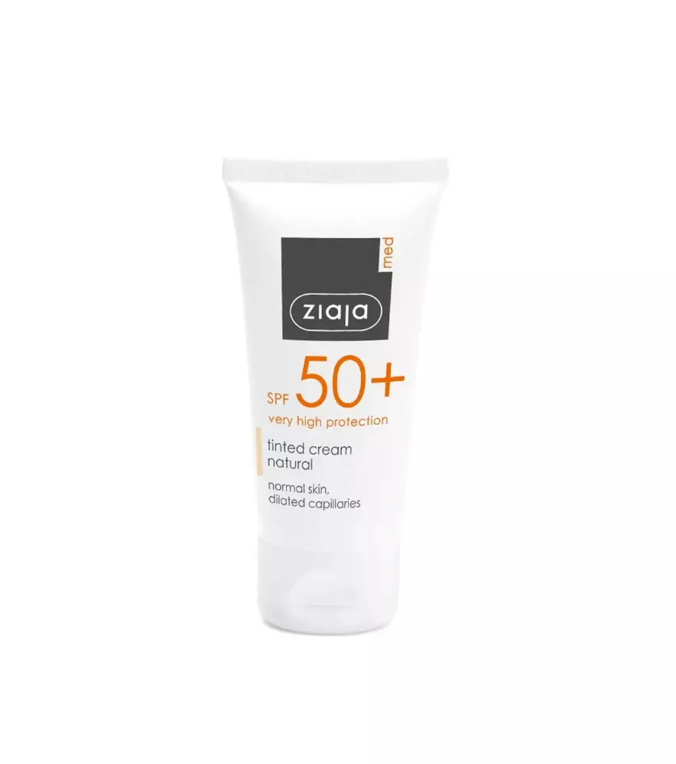 Crema protector solar con color SPF50+ - Pieles normales