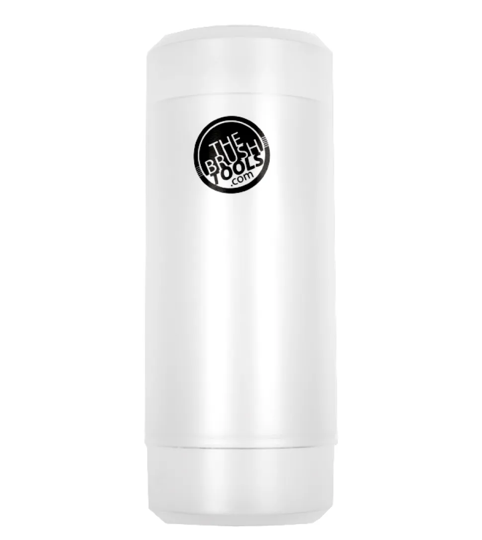Cubilete Brush Canister para almacenar brochas - Blanco Grande