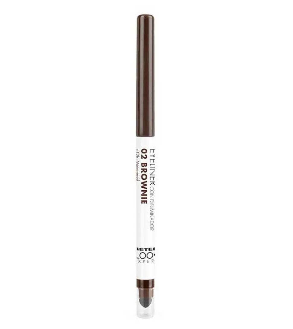 Delineador de ojos con difuminador Look Expert - 02: Brownie